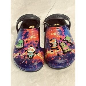 Crocs x Ron English WHIN Lined Clogs - AREA 54 Aliens Universe Teen Kids Size